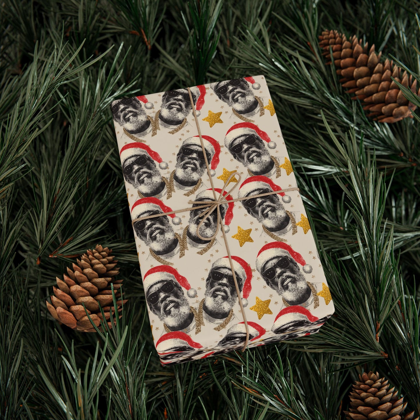 Santa Rapper Wrapping Papers