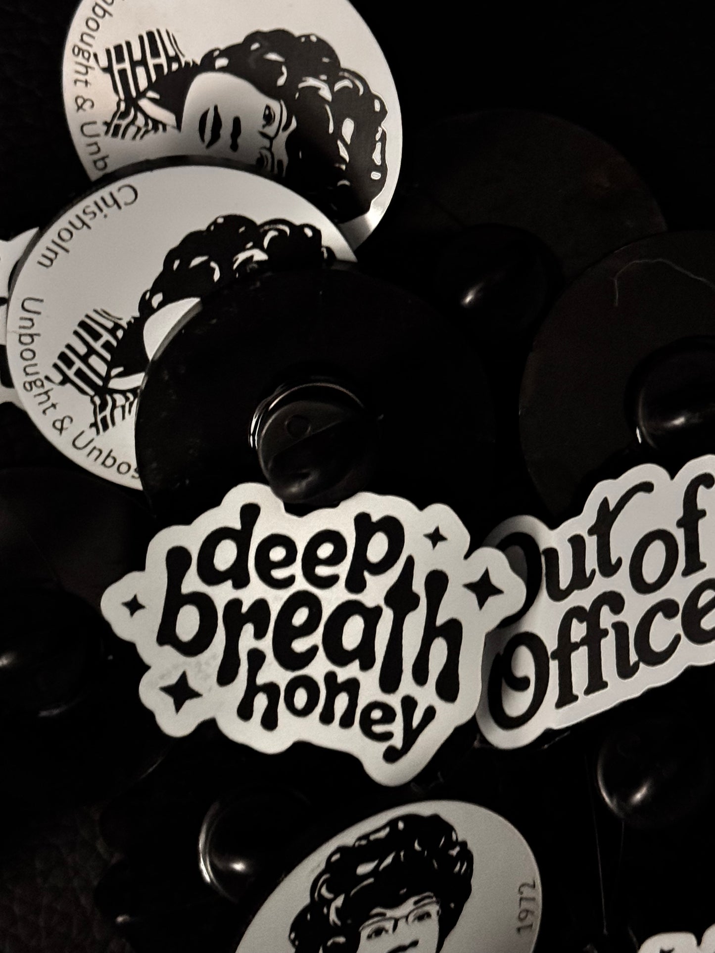 Deep Breath Lapel Pin and Brooch