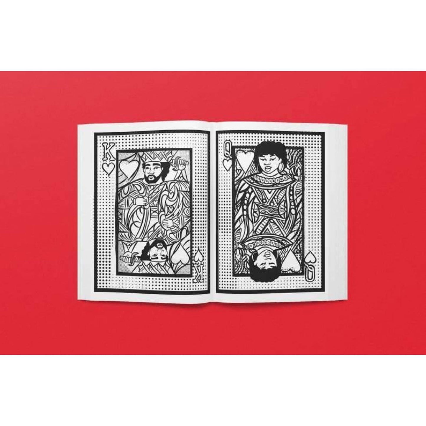 Black Queen Adult Coloring Book and Planner - CosmicMedium