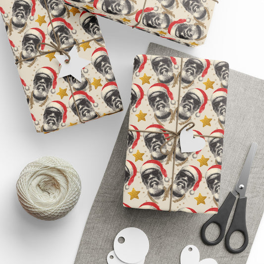 Santa Rapper Wrapping Papers