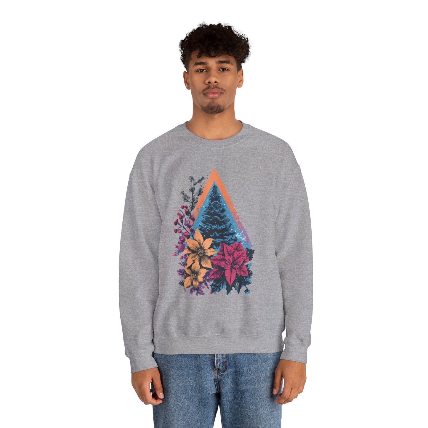 Christmas Tree Unisex Heavy Blend™ Crewneck Sweatshirt