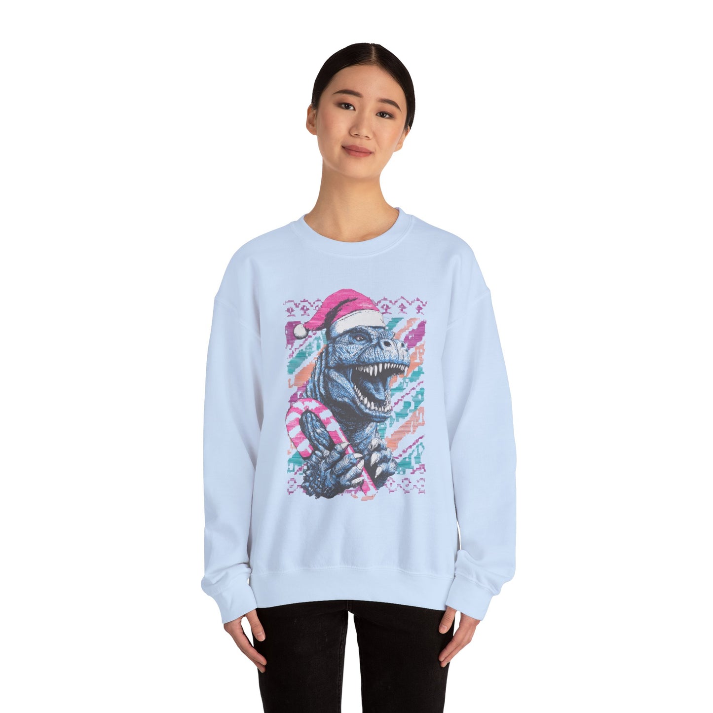 Godzilla Christmas Unisex Heavy Blend™ Crewneck Sweatshirt