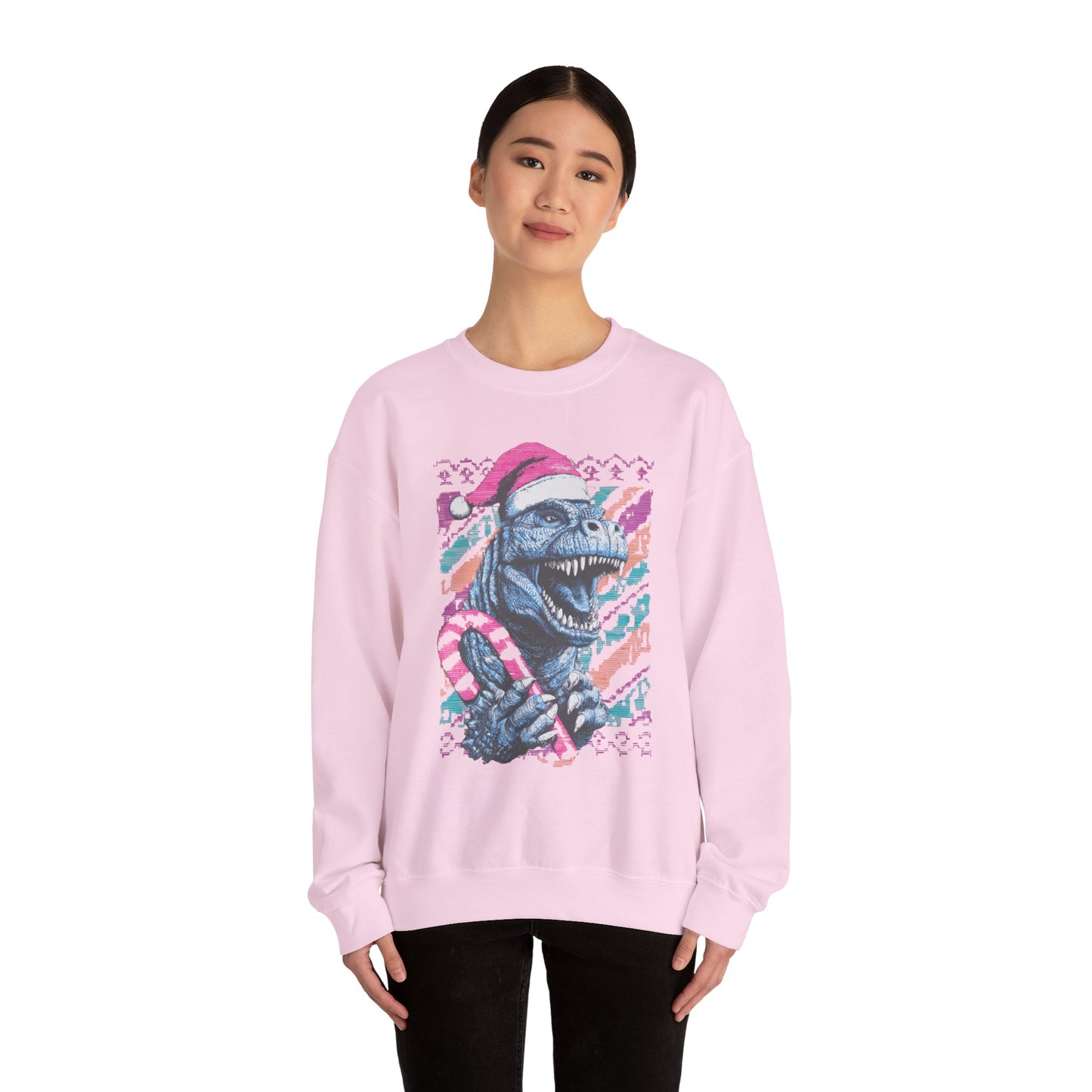 Godzilla Christmas Unisex Heavy Blend™ Crewneck Sweatshirt