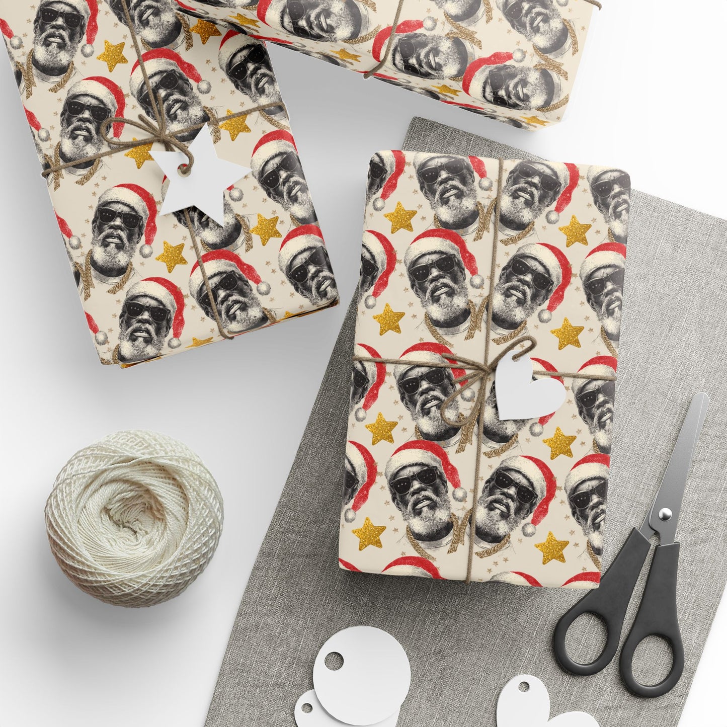 Santa Rapper Wrapping Papers