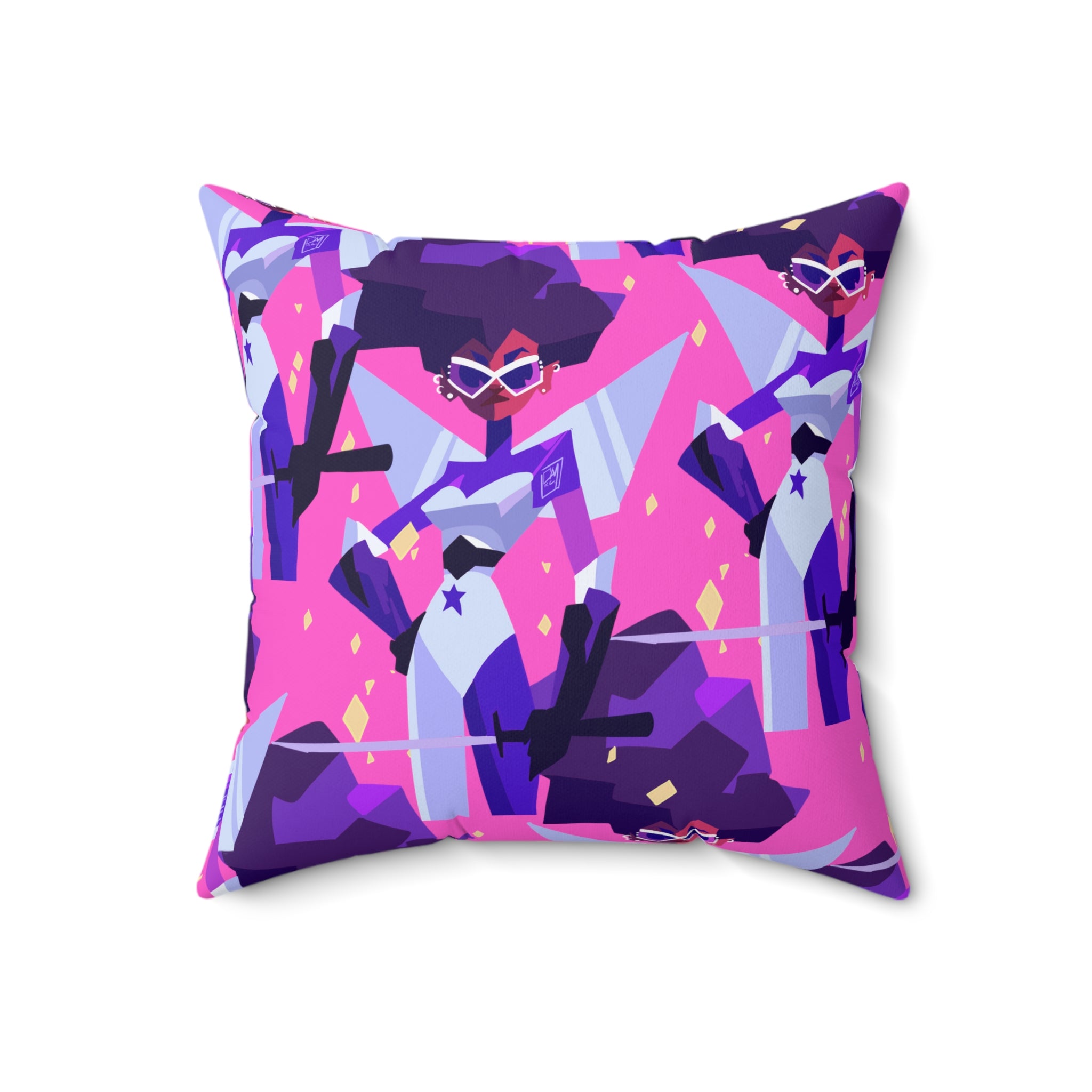 Cosmic Black Fae Spun Polyester Square Pillow – CosmicMedium
