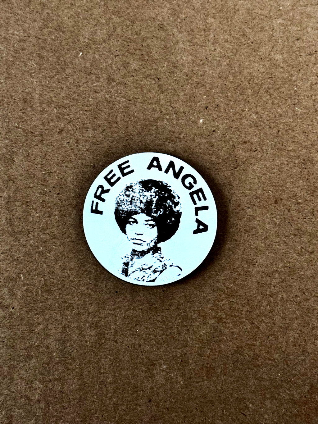 Free Angela Lapel Pin and Brooch