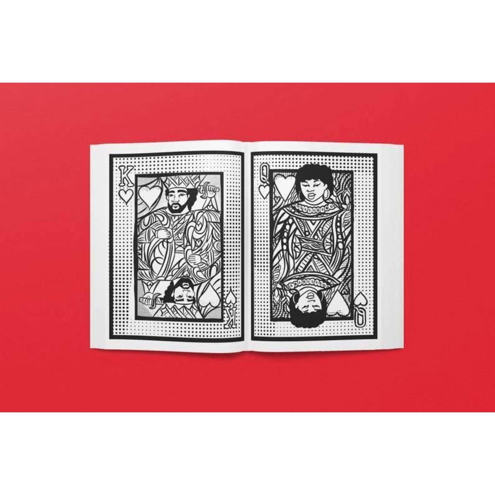 Black Queen Adult Coloring Book and Planner - CosmicMedium