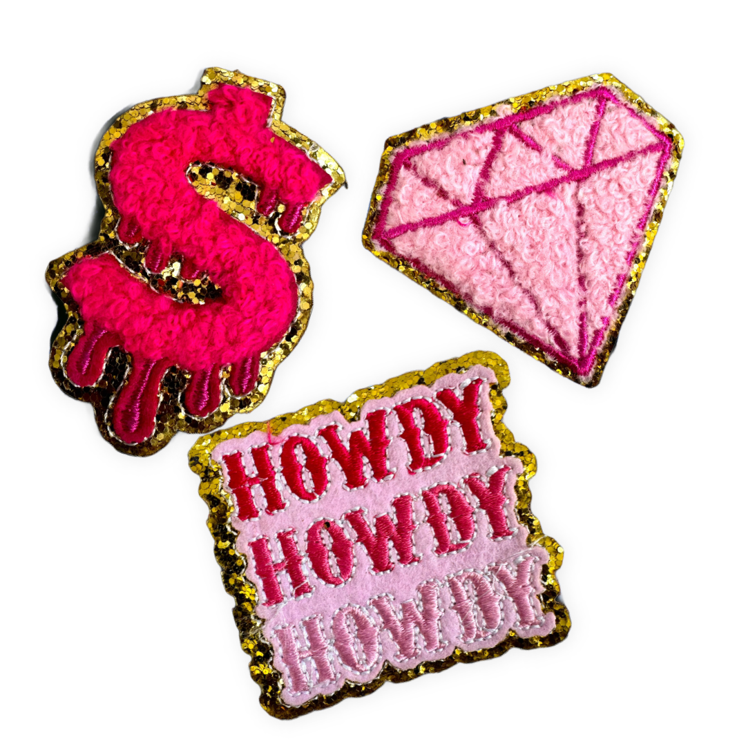 Dollar Sign Diamond Howdy Patch - CosmicMedium