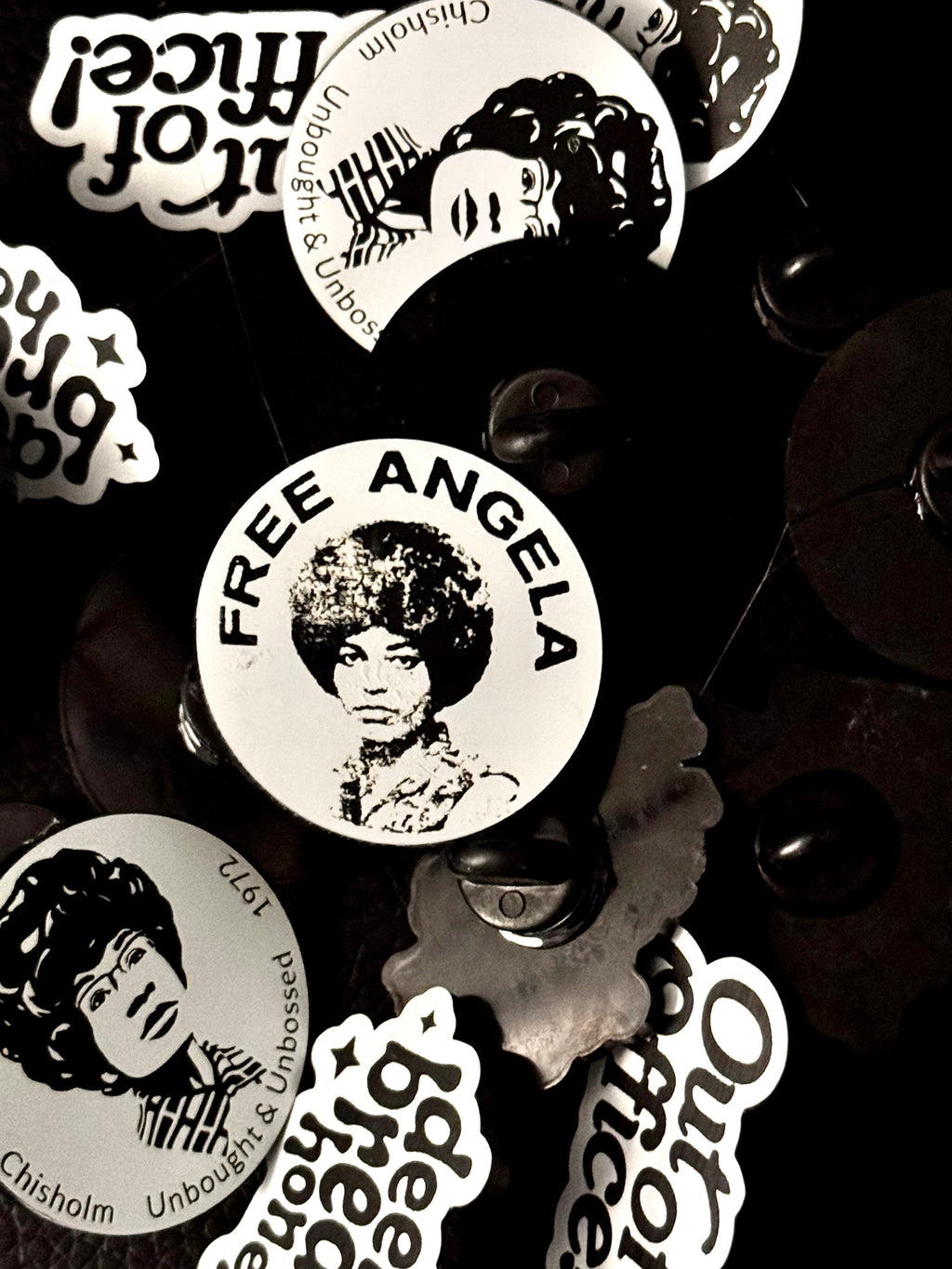 Free Angela Lapel Pin and Brooch