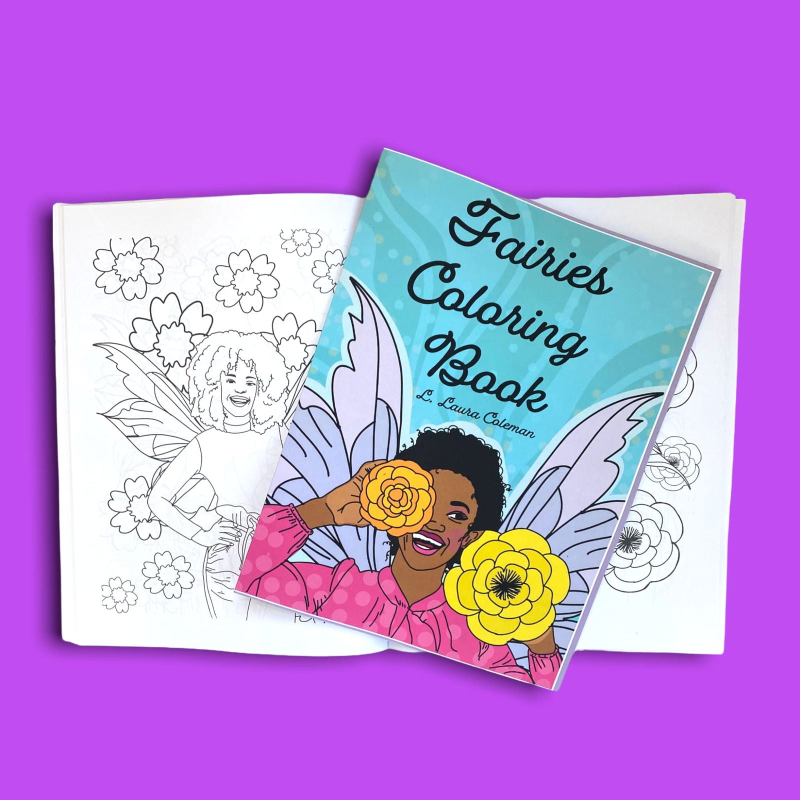 Fairy coloring book - CosmicMedium