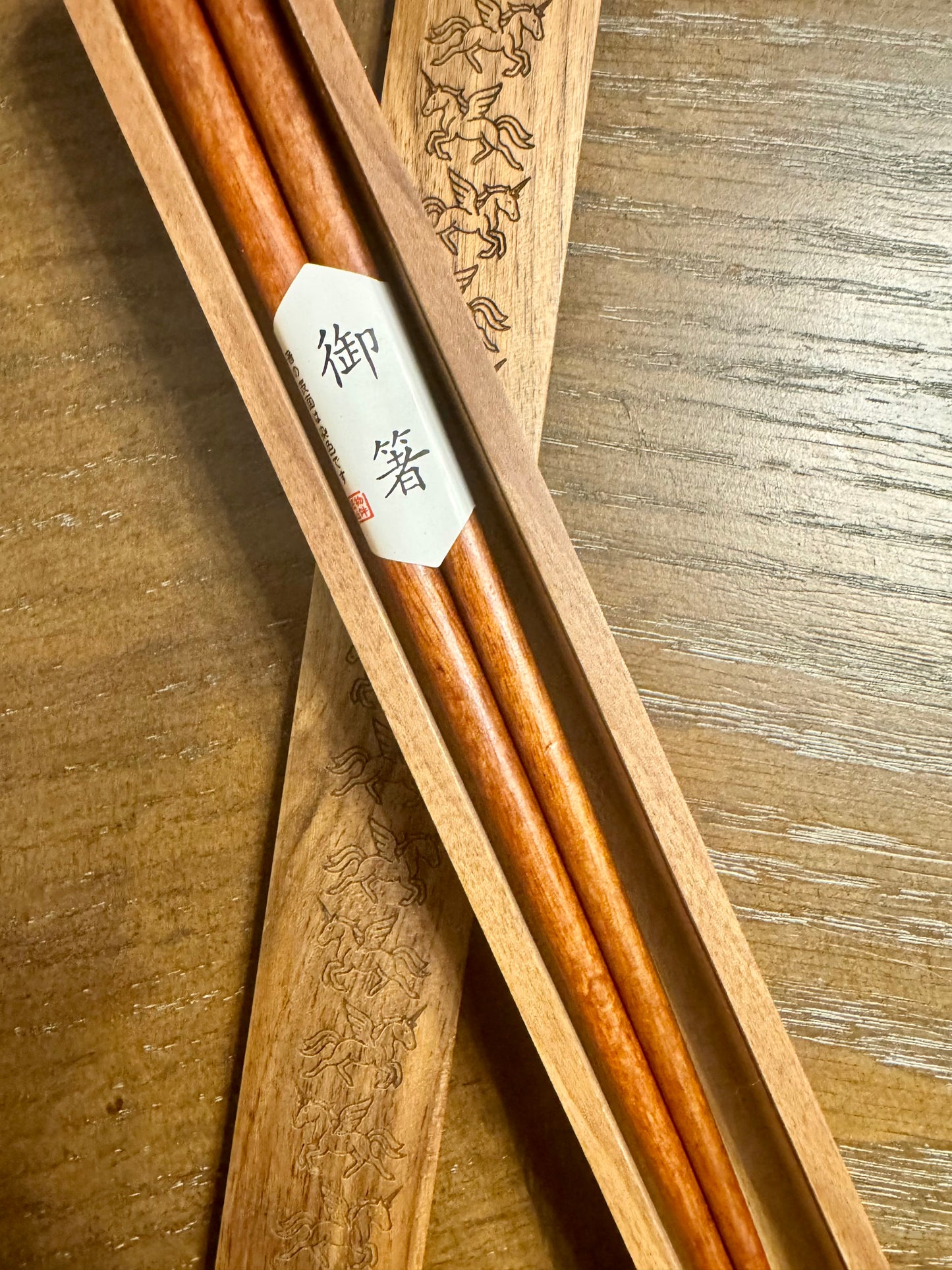 Wood Engraved Chopsticks