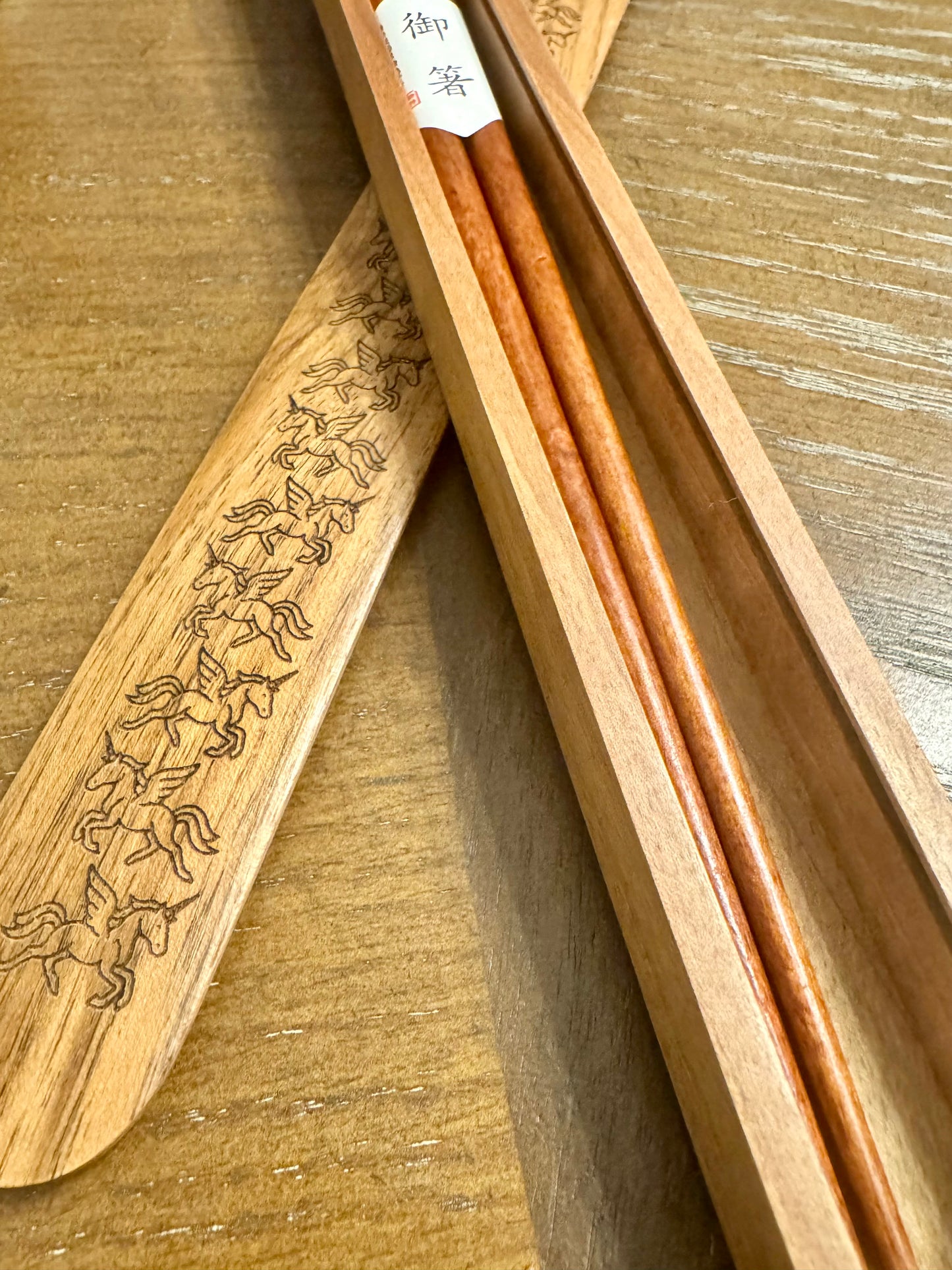 Wood Engraved Chopsticks