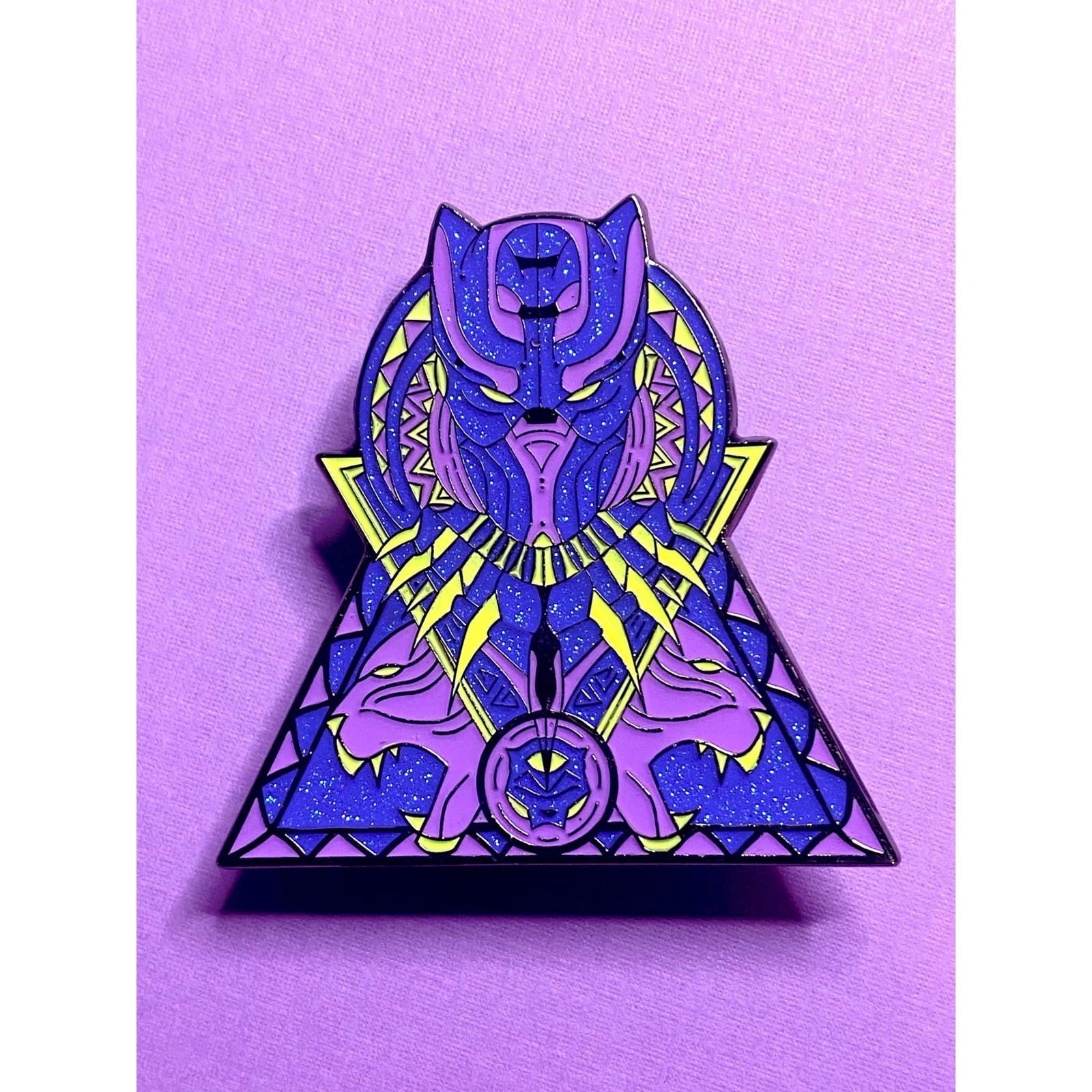 Panther Inspired Enamel Pin - CosmicMedium