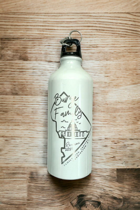 Custom Engraved Aluminum Water Bottle