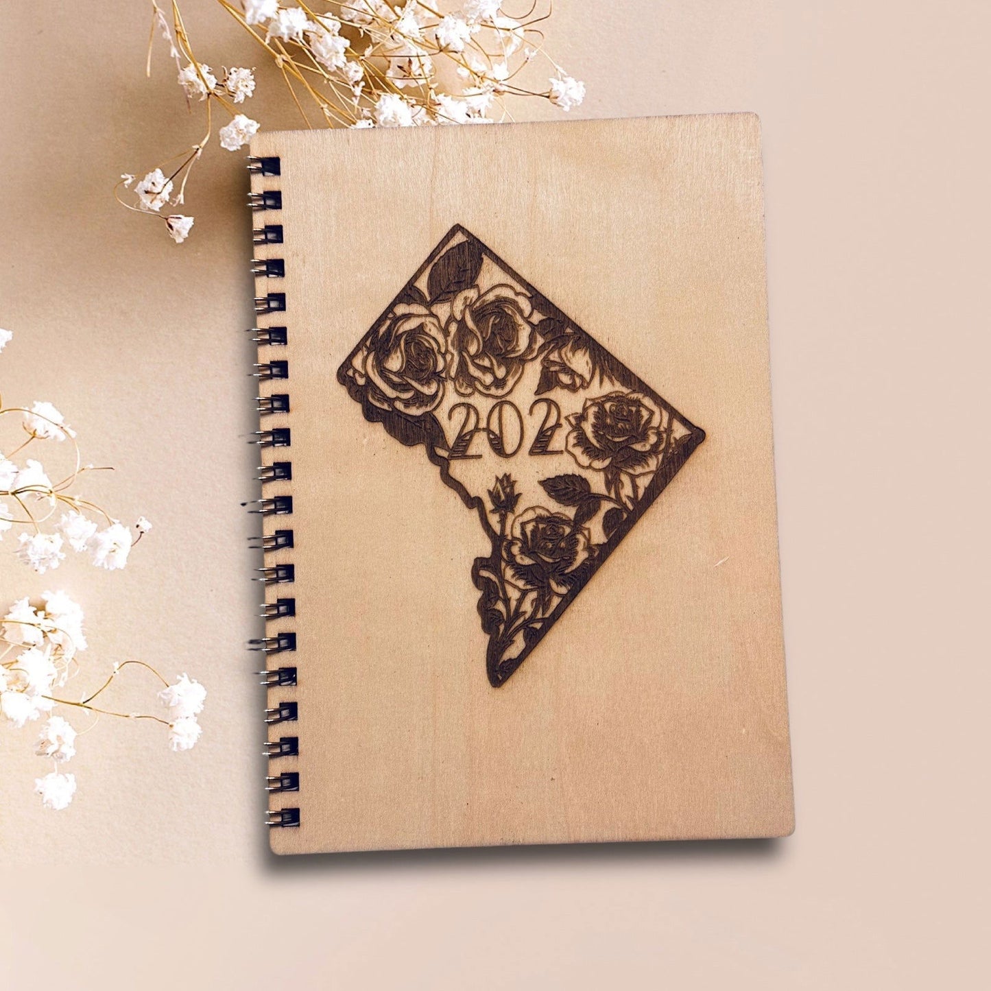 Wood Engraved sketch Journals - CosmicMedium