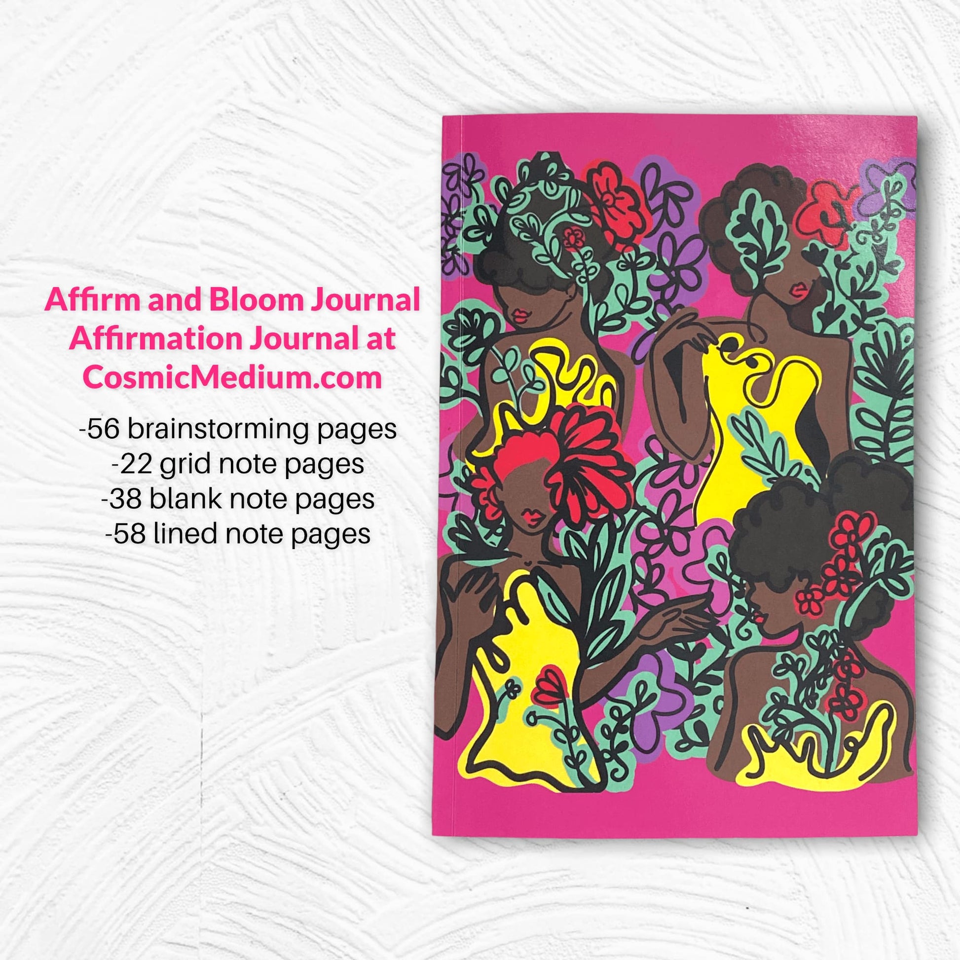 Affirm and Bloom Affirmation Journal - Turn Your Positive Affirmations into Reality - CosmicMedium