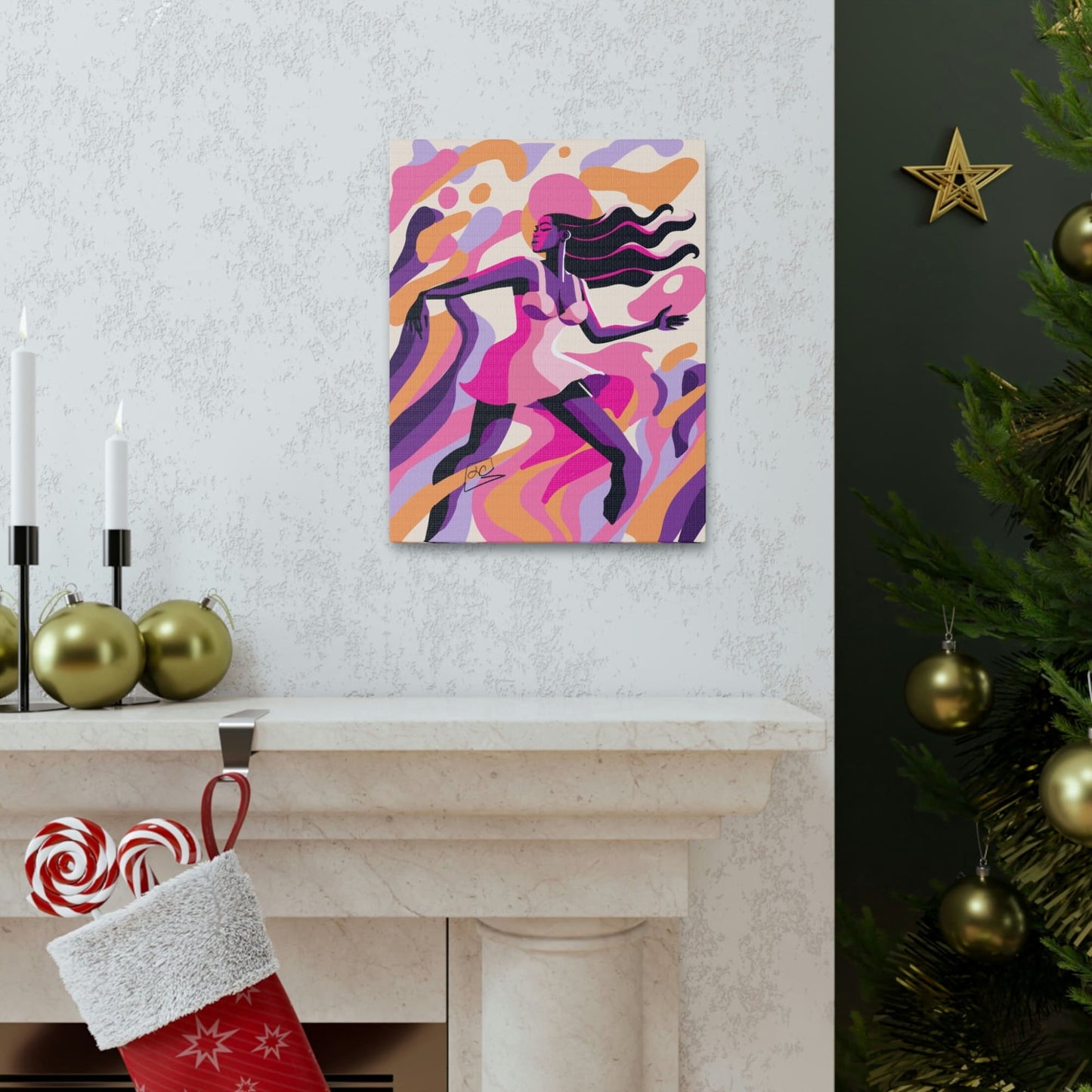 Dancing In The Moment Canvas Gallery Wraps - CosmicMedium