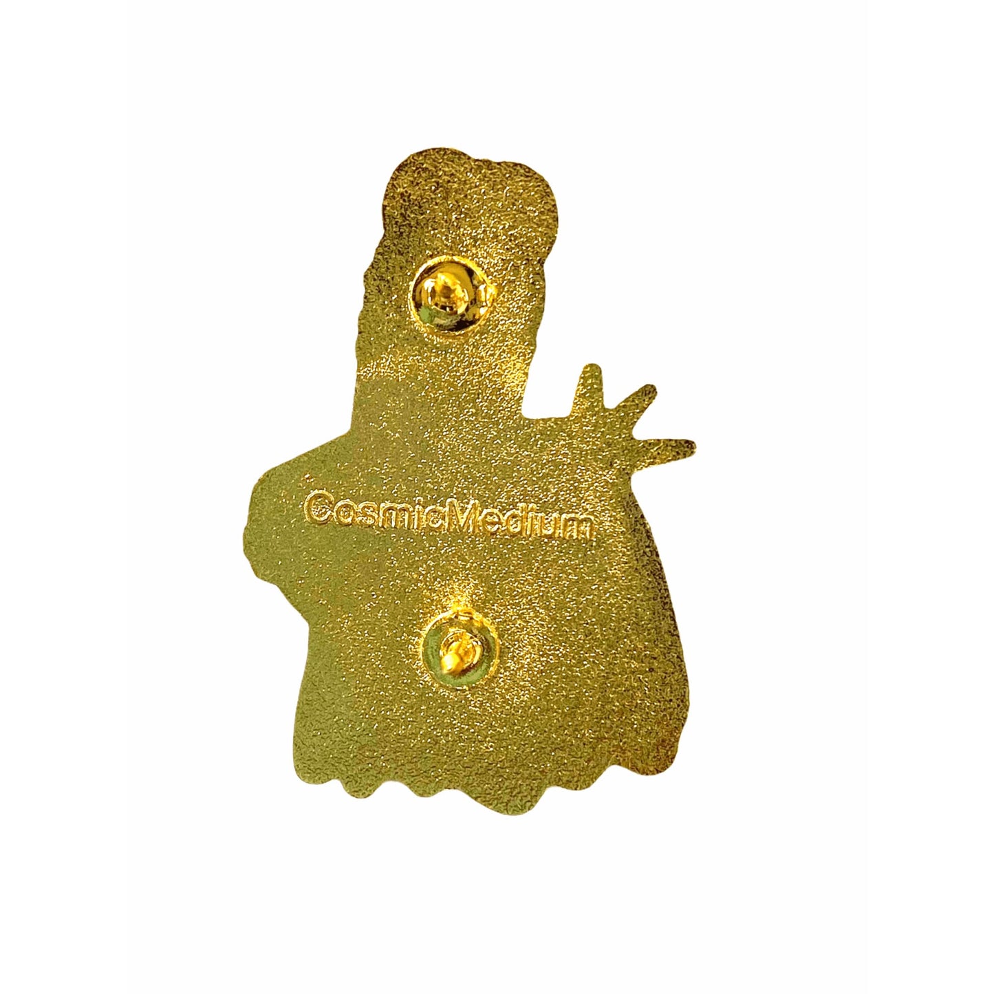 Electric Gold Enamel Pin - CosmicMedium